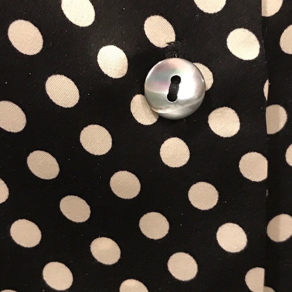 Kenneth Cole Silk Polkadot Blouse - Picture 11 of 16